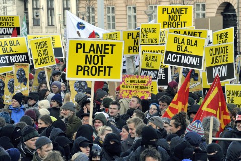 Some of 30,000 people demonstrate on Dec